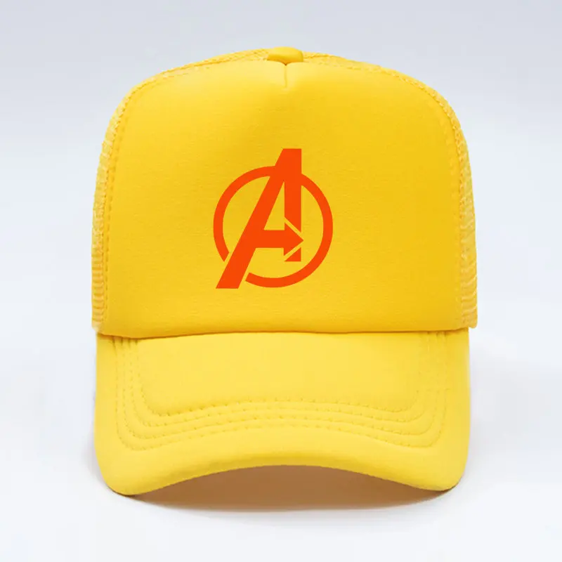 Летняя сетчатая охотничий снайпер, кепка папы с принтом Мстителей ...