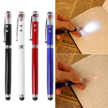 4-In-1 LED Torch Laser Pointer Touch Screen Stylus Ballpoint Pen For Tablet Laptop 4-In-1 LED Torch Laser Pointer Touch Screen Stylus Ballpoint Pen For Tablet Laptop