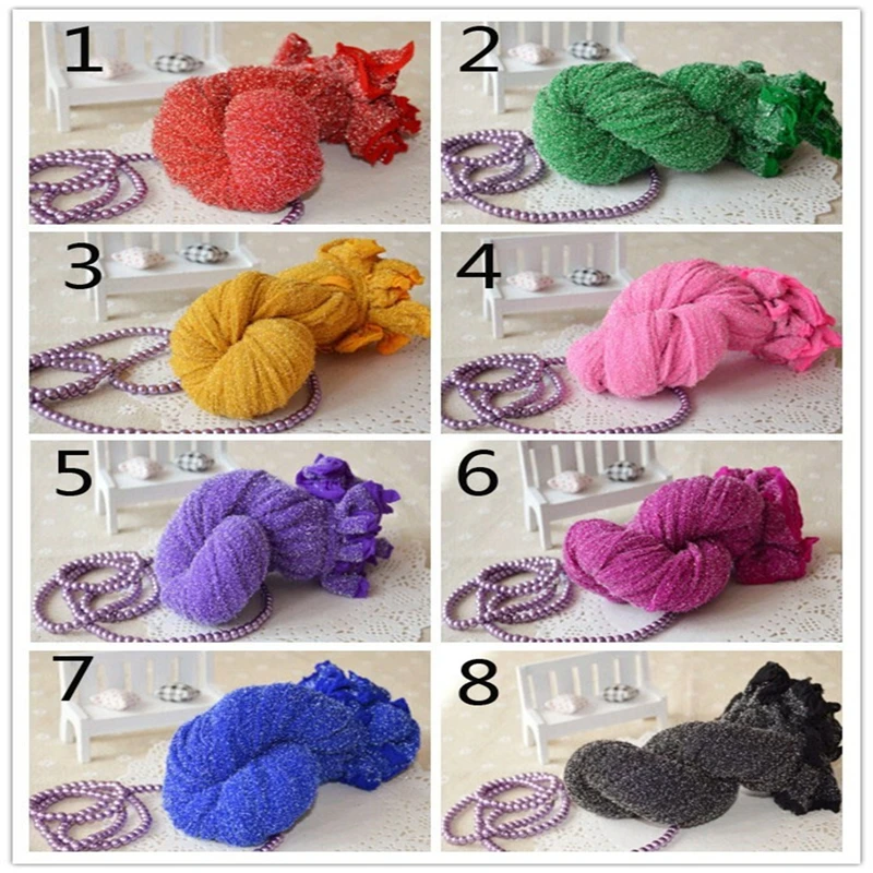 Silver Nylon Stocking Flowers Material DIY High density Silk Stocking