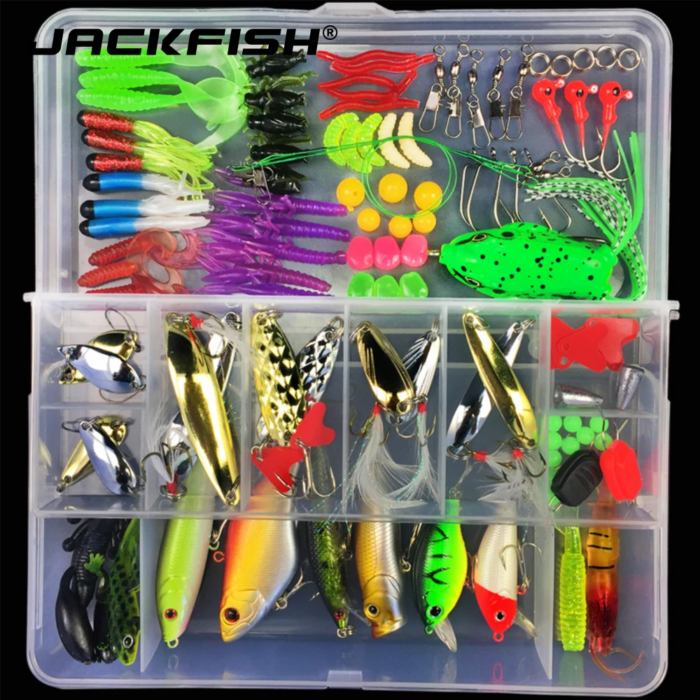 Whiskerbeans 激安 Jackfish 釣りルアーキット釣りルアーセットとボックスプラスチックシリ コンルアーワブラー金属ハード餌ソフト餌釣具 オンライン 価格 Whiskerbeans 激安 Jackfish 釣りルアーキット釣りルアーセットとボックスプラスチックシリ コンルアーワブラー金属ハード餌ソフト餌釣具 オンライン 価格