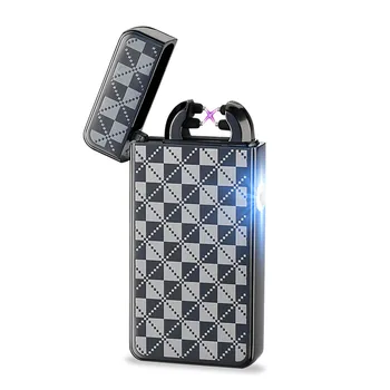 

usb charge plasma electronic arc isqueiro cigarette encendedor cigar windproof fire starter smoking gadgets electronicos