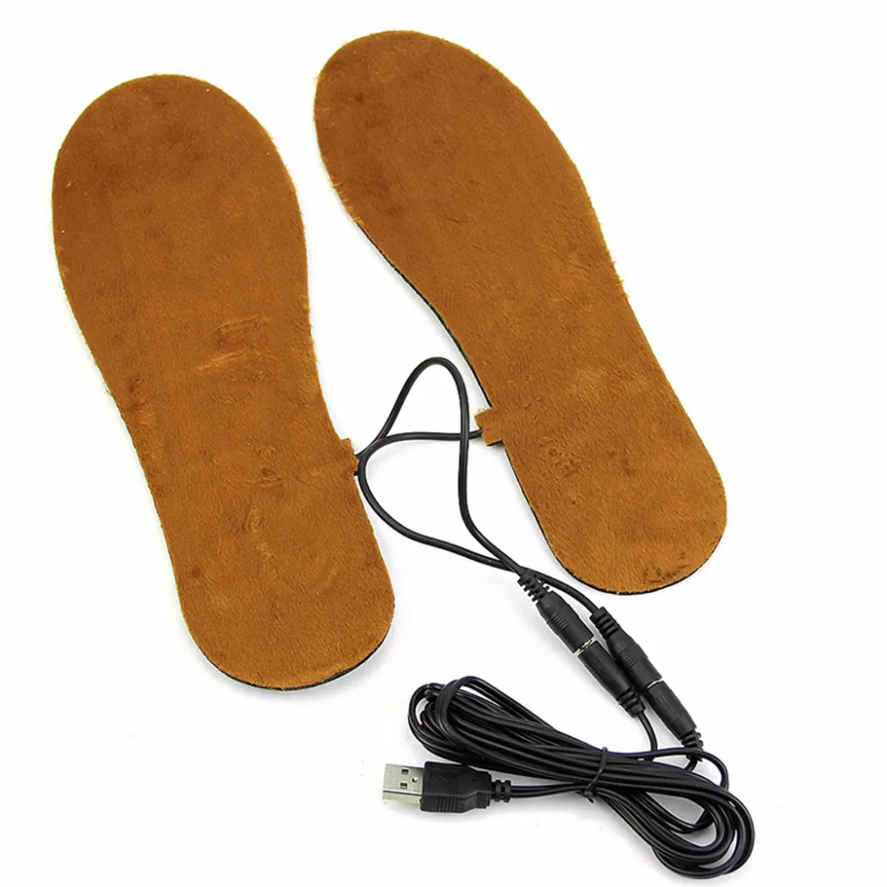 Плата USB с электрическим питанием теплые зимние стельки для обуви сапоги держать ноги в тепле