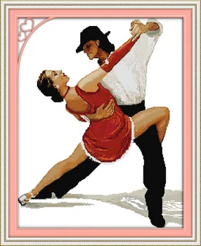 

Tango Printed on Canvas DMC Counted Chinese Cross Stitch Kits printed Cross-stitch set Embroidery Needlework