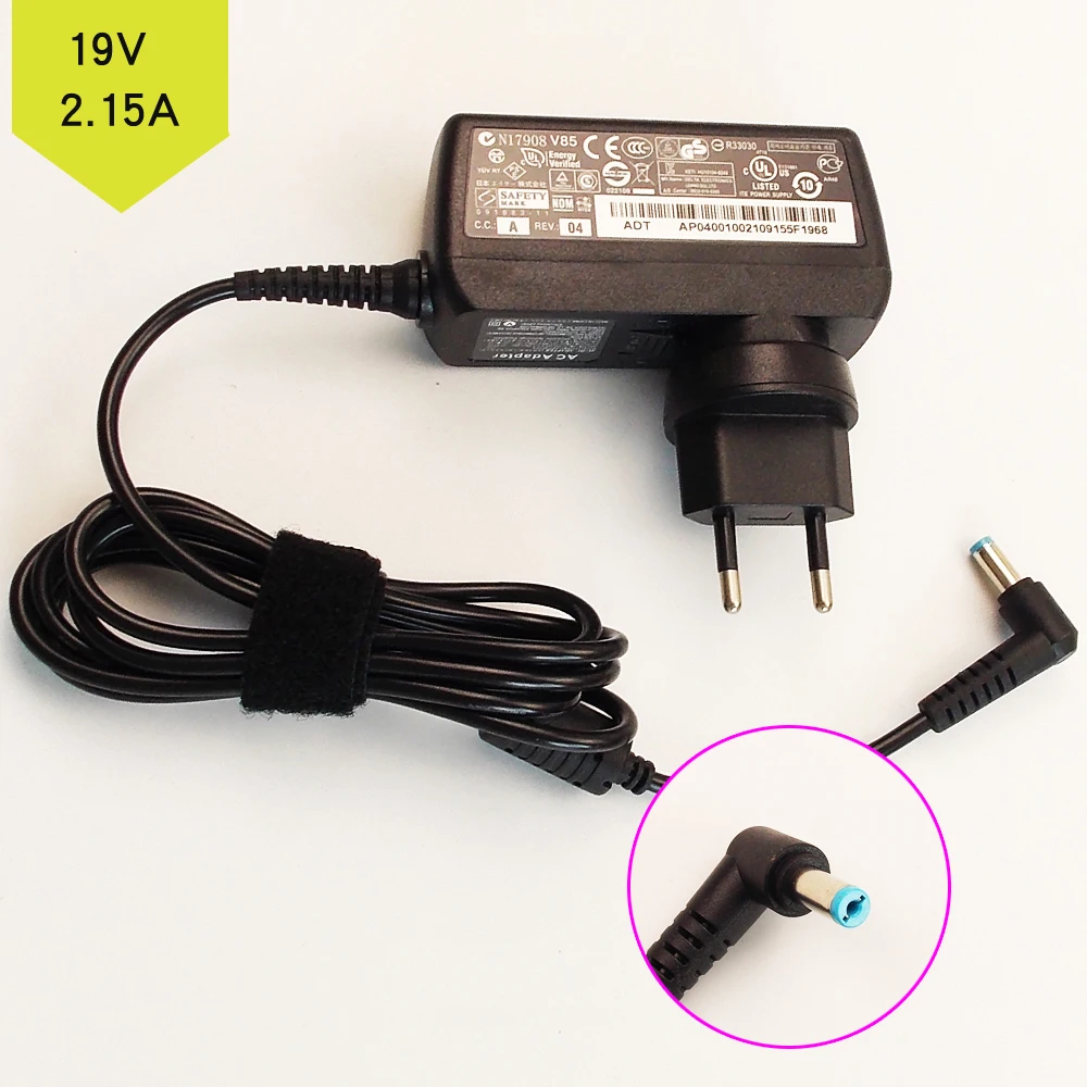 

19V 2.15A Portable Ac Adapter Power SUPPLY + Plug for Acer Aspire One ADP-40TH A 1830TZ AS1430-4857 AOA150-1006 D255e-13608