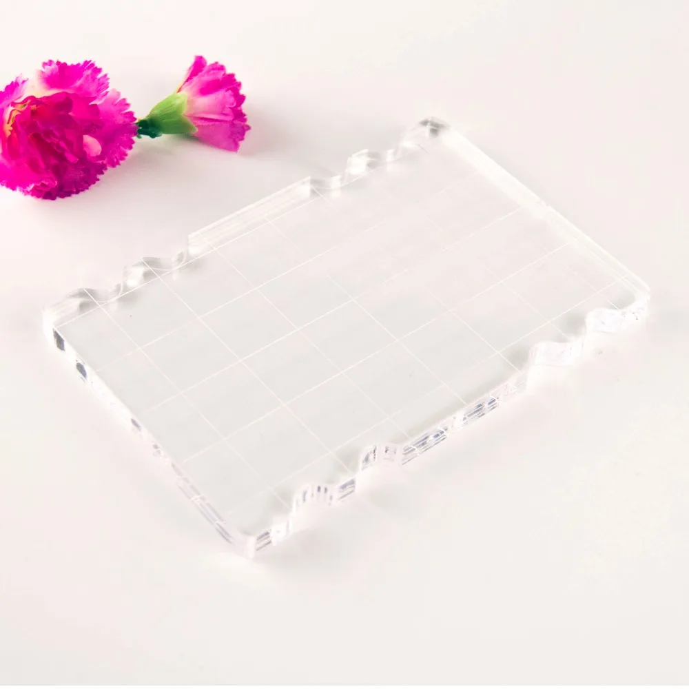 

High transparency Acrylic stamp block for DIY Scrapbooking Clear stamps DIY scrapbook photo album Decorative card making