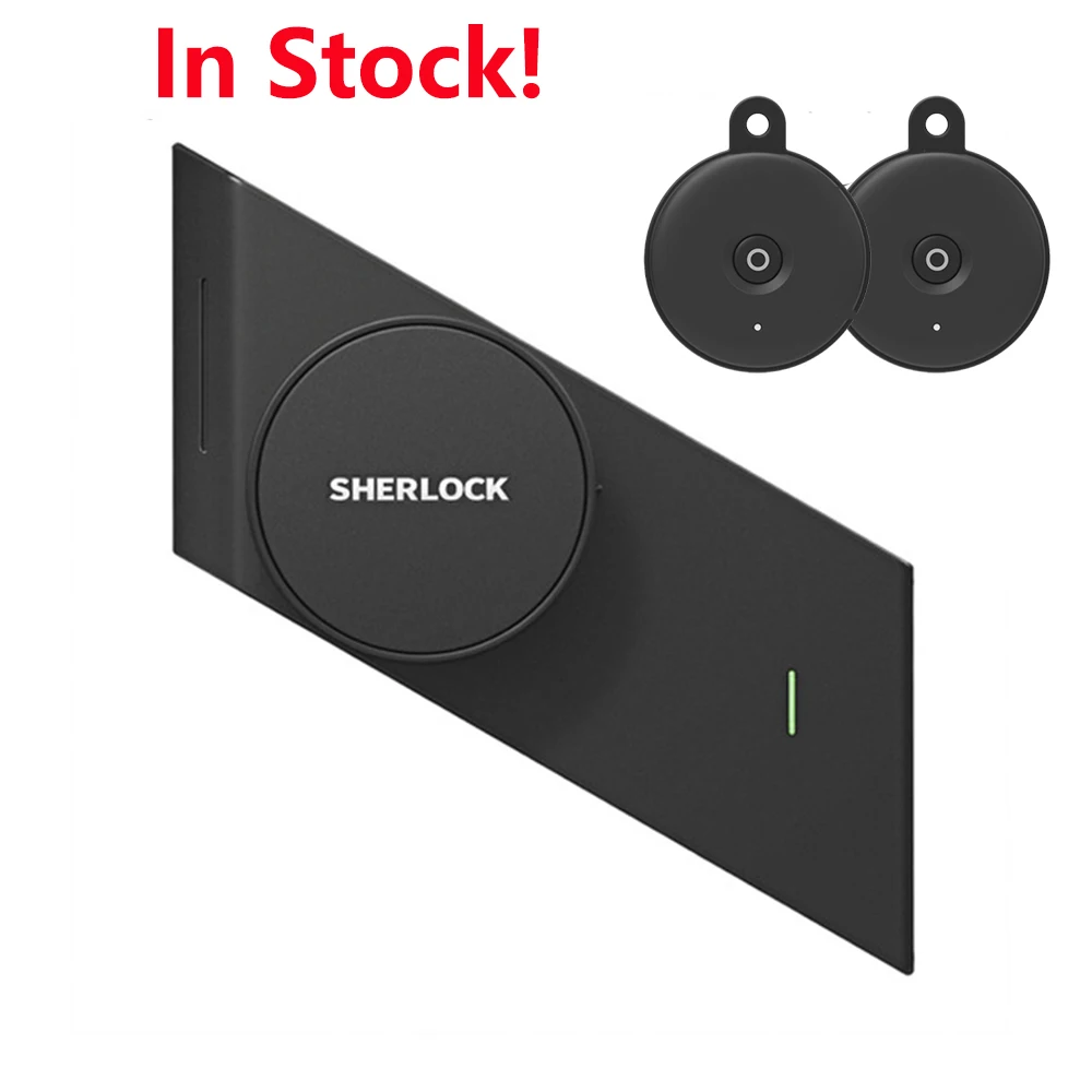 

Sherlock S2 Smart Door Lock And Two Keys Home Keyless Lock Easy Installation Electronic Door Lock Wireless App Bluetooth Control