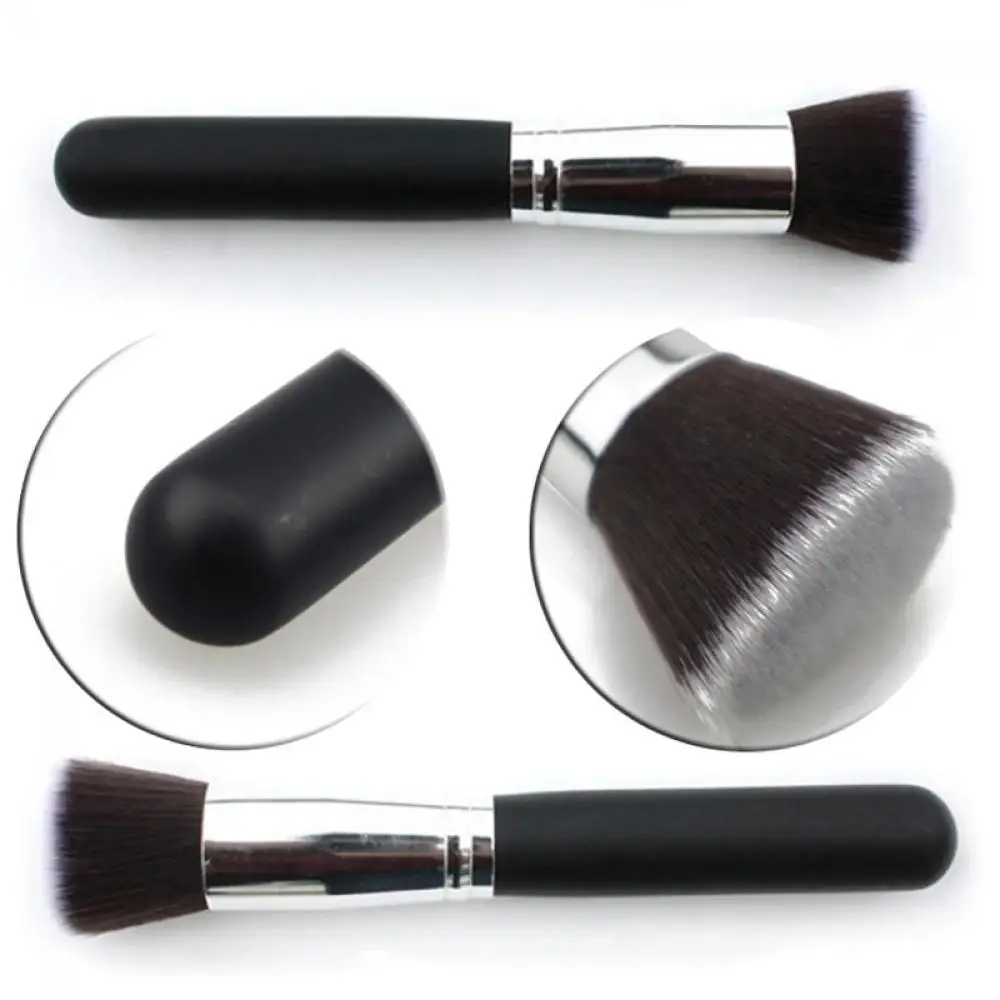 

Brush Face Makeup Brush Foundation Cream Blush Bronze Cosmetics Beauty Tools Fiber Hair Flat Head Contour Loose Powder