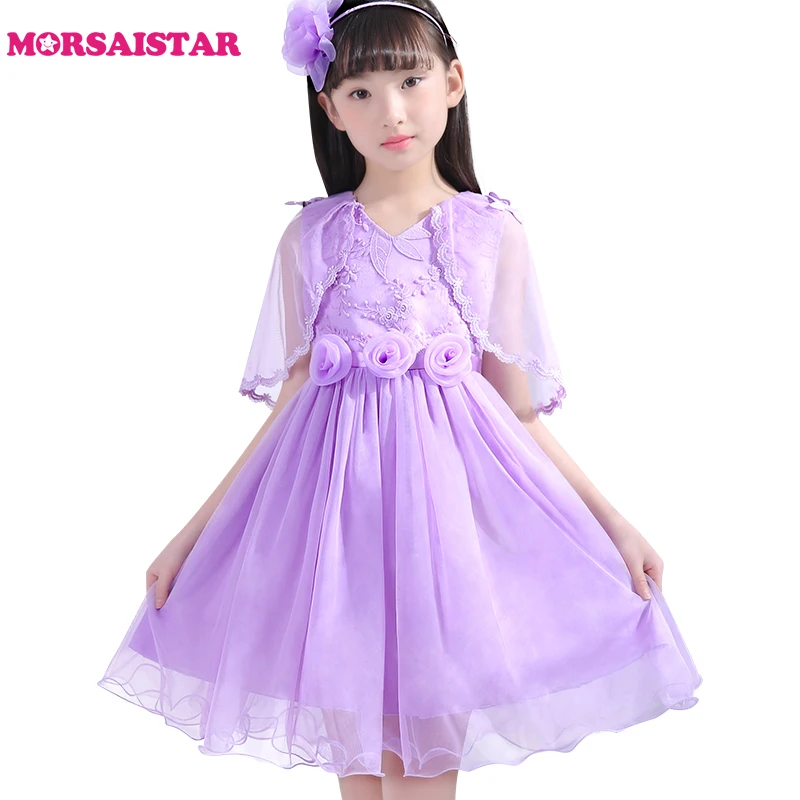 

kids dresses for girls dress elegant beautiful embroidered flower dresses and shawls participate in banquets and dancing dress