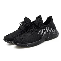 Новые весенние дышащие кроссовки для прогулок, Feminino Zapatos, мужская обувь на шнуровке, мужская повседневная обувь, Легкая удобная обувь, 6JA01