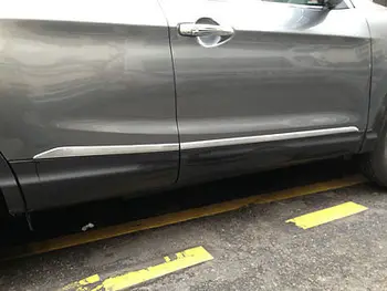 

Chrome Body Side Door Molding Protector Trim 4pcs For Nissan Qashqai 2014 2015