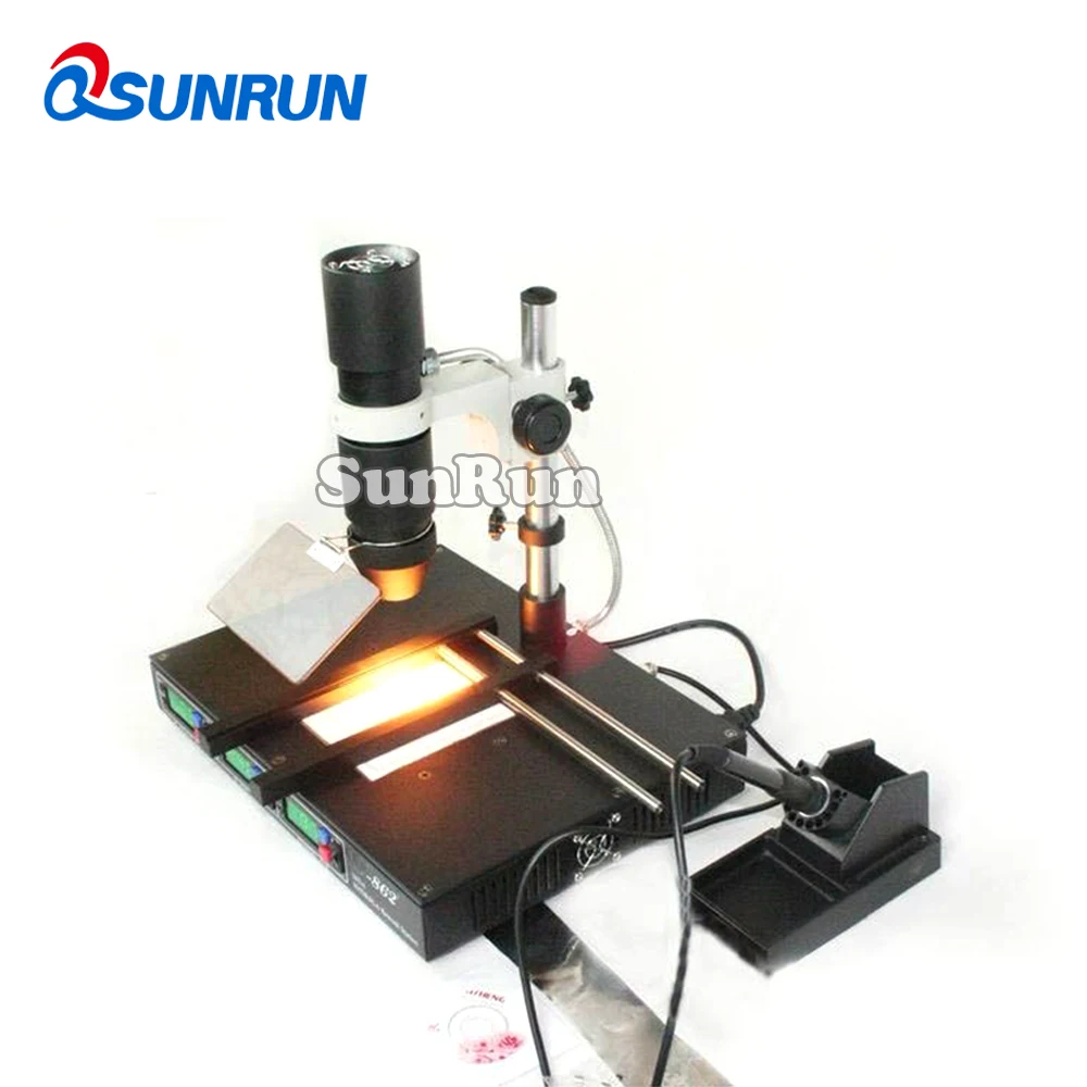 

PUHUI T862 IRDA Infrared Bga Rework Machine BGA SMD CSP LGA SMT Desoldering Rework Station + Electric Soldering Iron