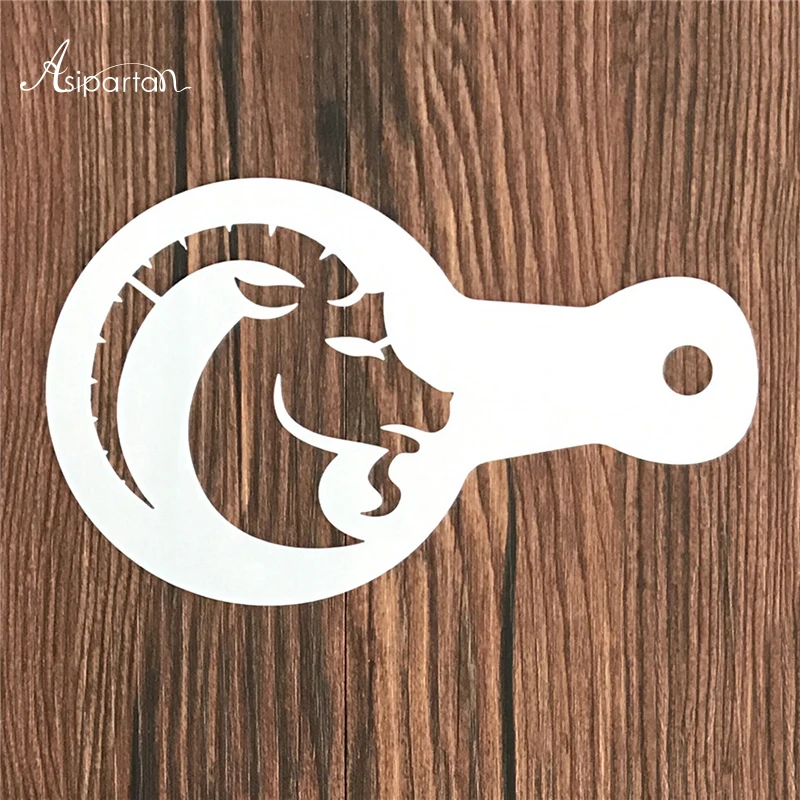 Asipartan 12 шт./компл. с изображением созвездий для Кофе Трафареты нарядное спрей