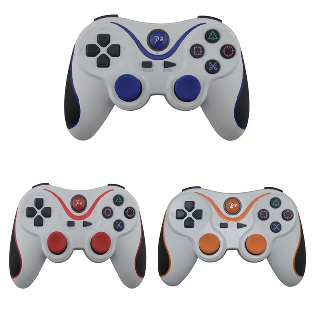 Special Offers 10PCS For Sony PlayStation 3 joystick Gamepad for PS3 Bluetooth controller wireless handle private model includ blue red orange