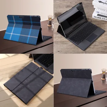 

Besegad Ultra-Slim Magnetic Closure PU Leather Protective Case Cover Skin Protector with Pen Holder for Surface Pro 6 5 4 Tablet