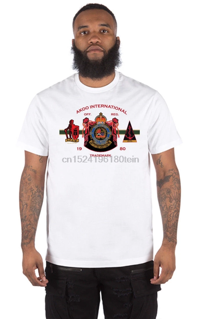 Akoo White Majestic T Shirt 889117279345-in T-Shirts from Men's Clothing on Aliexpress.com 