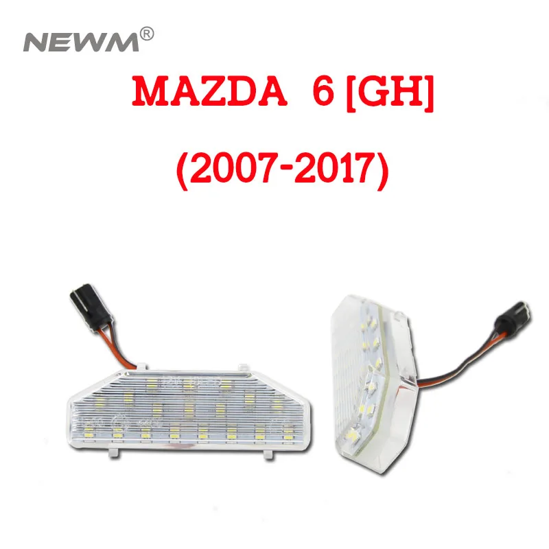 

2x LED License Number Plate Light For Mazda 6 2007-2017