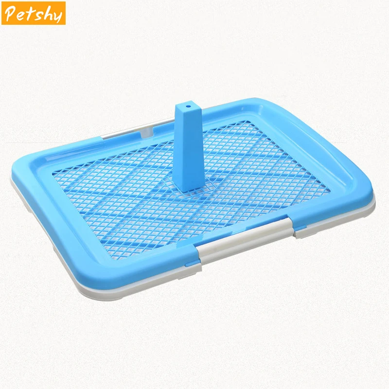 

Petshy Pet Dog Toilet Cat Litter Tray Mesh Indoor Puppy Kitten Pee Training Toilet Portable Firm Small Pets Lattice Potty Toilet