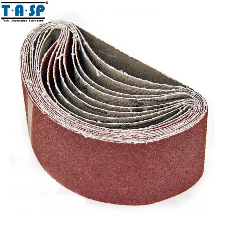 TASP 5pcs 3" x 18" Belt Sander Sandpaper 75x457mm Sanding Belt