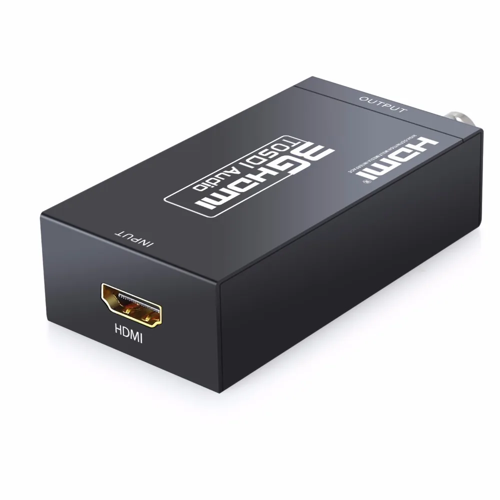 1080p к 3G-SDI 720 p/1080i к HD-SDI 480i/576i к SD-SDI конвертер адаптер 3g HDMI к SDI конвертер адаптер с US питание