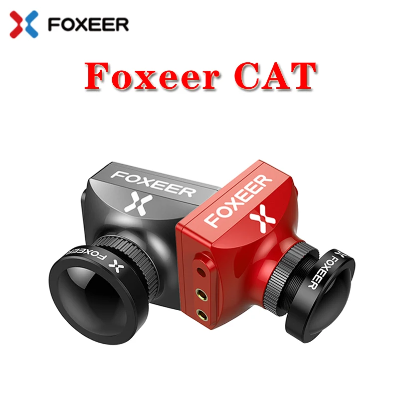 

New Foxeer Cat Night Flight FPV Camera Super Starlight 0.0001lux low latency 1/3'' Sensor 16:9 4:3 P/N Switchable for FPV Racing