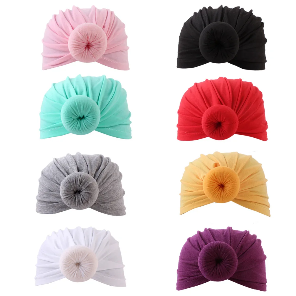 Модная детская головная повязка; повязка на голову; тюрбан; повязка на голову для девочек; Spandx; эластичная шапочка; головной убор; Детские аксессуары для волос