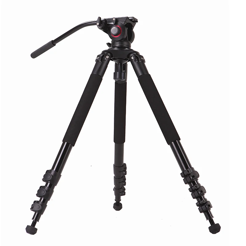 US $387.78 Miliboo MTT702A Portable Aluminium Tripod For Professional CamcorderVideoDigital CameraDSLR Tripod Standwith Hydraulic Ball