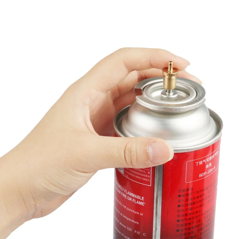 

Gas Refill Adapter Outdoor Camping Stove Cylinder Gas Tank Gas Accessories For Hiking Inflate Butane Canister Wood Stove
