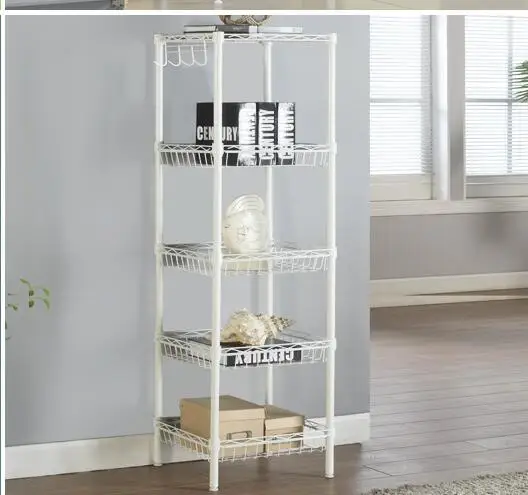 Kitchen rack. Refrigerator side storage rack.. Place type multi-function storage rack.