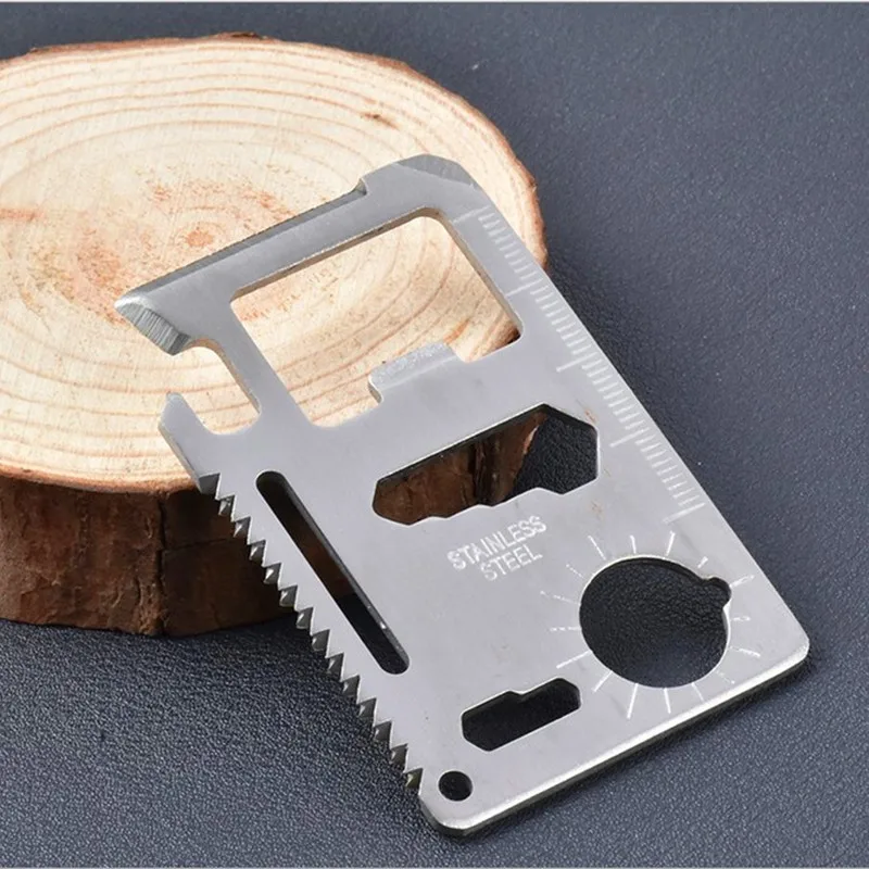 1 pcs Camping Multipurpose tool 11 in 1 Multifunction Card Knife,Pocket