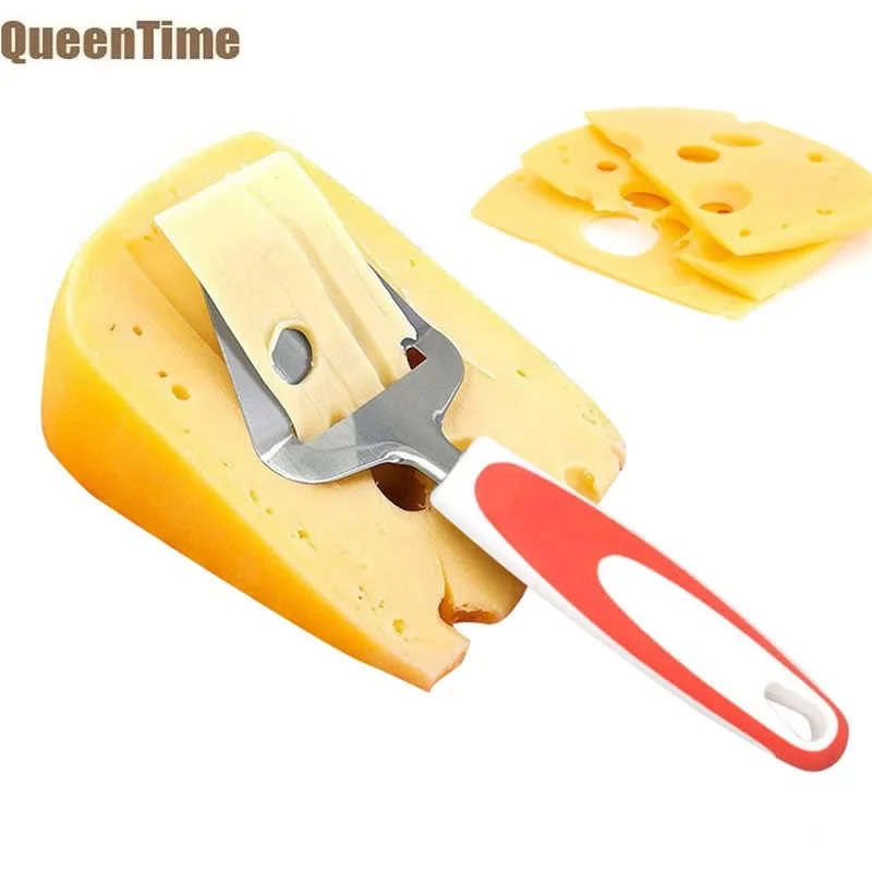 

Queentime Stainless Steel Cheese Slicer Butter Slicing Grater Dough Cutter Bread Cake Pizza Serving Spatula Kitchen Gadgets