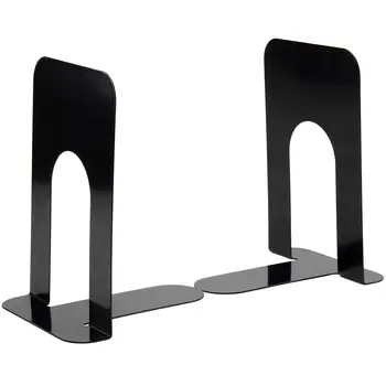 

8pcs Metal Mesh Desk Organizer Desktop Office accessories Home Book Holder Bookends Black