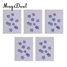 50 шт. мини Forget-Me-Not настоящие сухие цветы украшения для полимерный Литой чехол для телефона украшения для ногтей синий