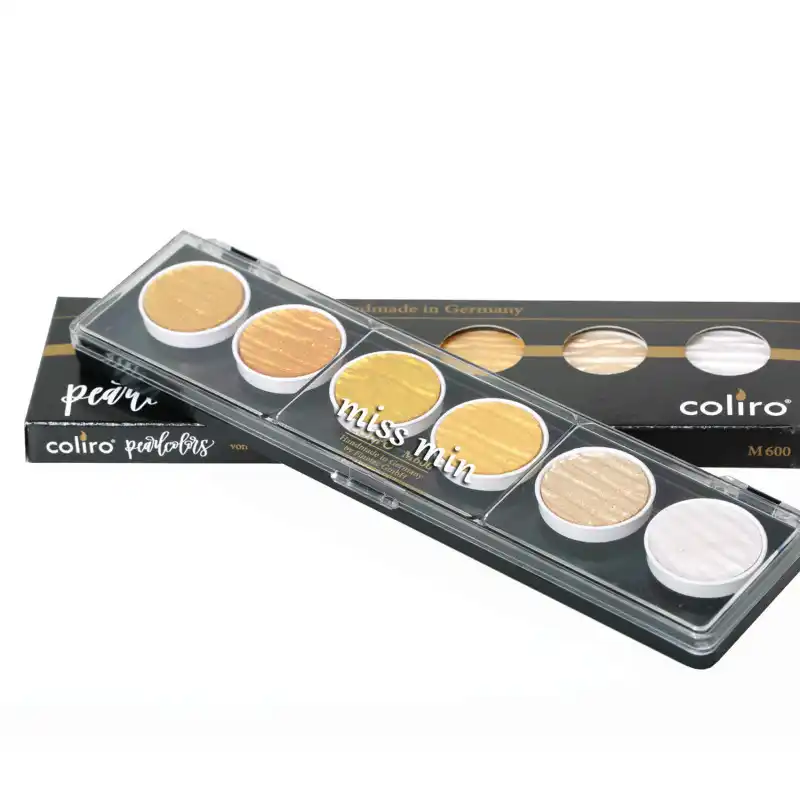 Finetec Aquarelle Nacree Fait A La Main Solide Acuarelas Pigment Aquarelle 6 Couleurs Verf 12 Couleurs Aquarela Set En Allemagne Aliexpress