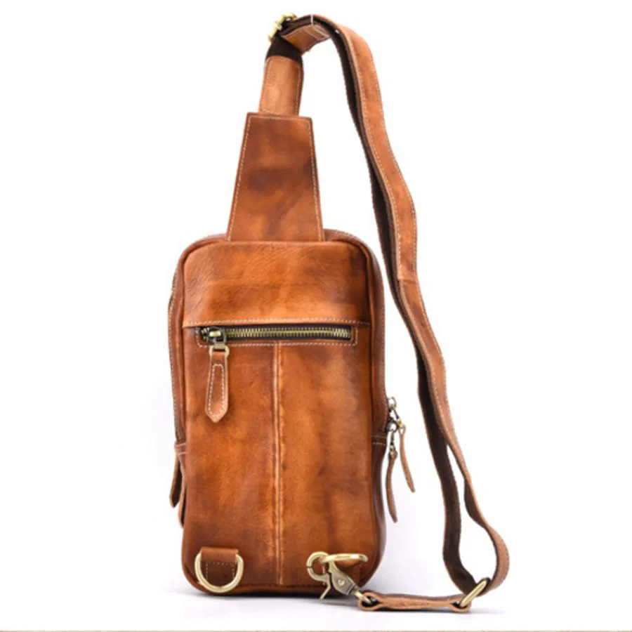 BULLCAPTAIN, винтажная Мужская трендовая сумка через плечо от известного бренда, сумка-мессенджер для путешествий, сумки через плечо, натуральная дубленая кожаная нагрудная сумка