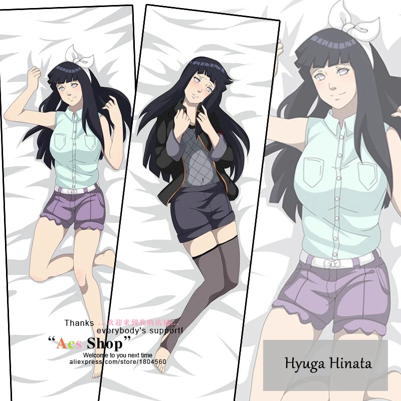 Anime NARUTO Hyuga Hinata Otaku Cool Hugging Body Pillow Case Pillow