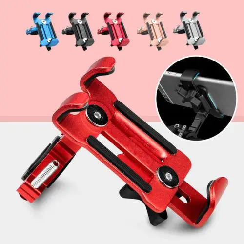 

Group Vertical Alloy MTB Bicycle Bike Phone Holder for 4.0-6.0" Cell Phone GPS Mount Holder Motorcycle Handlebar Bracket d15