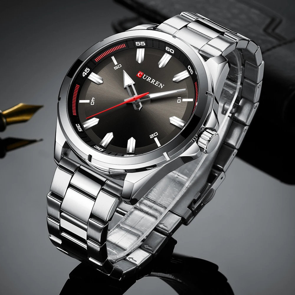 

CURREN Fashion Men's Watch Simple Creative Quartz Wristwatch for Men Clock erkek kol saati Waterproof Saat Relogio Masculino