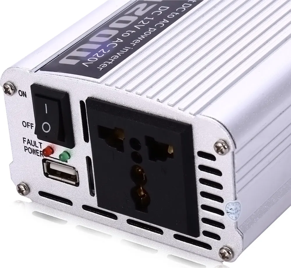 Car Inverter 1200W DC 12V AC 220V Vehicle Power Supply Switch On-board Charger