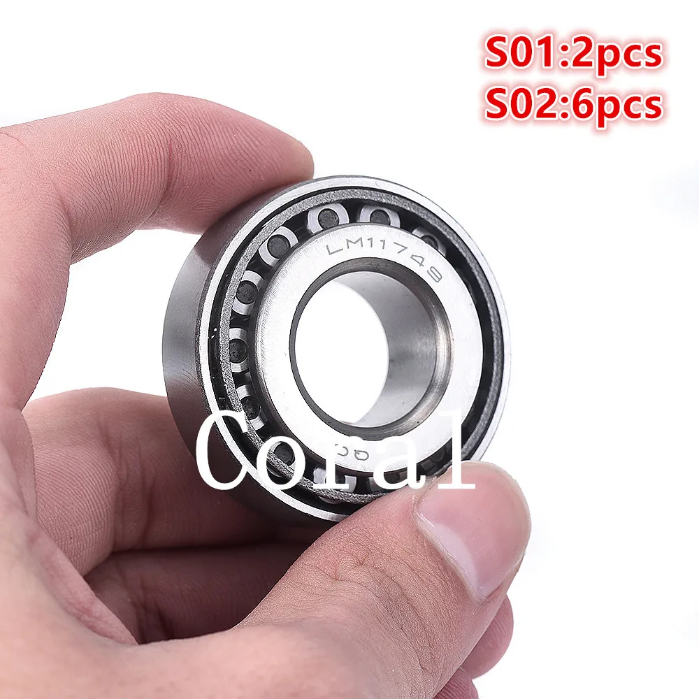 New 2/6PCS Tapered Roller Bearings For Car Aotomobile Accessories