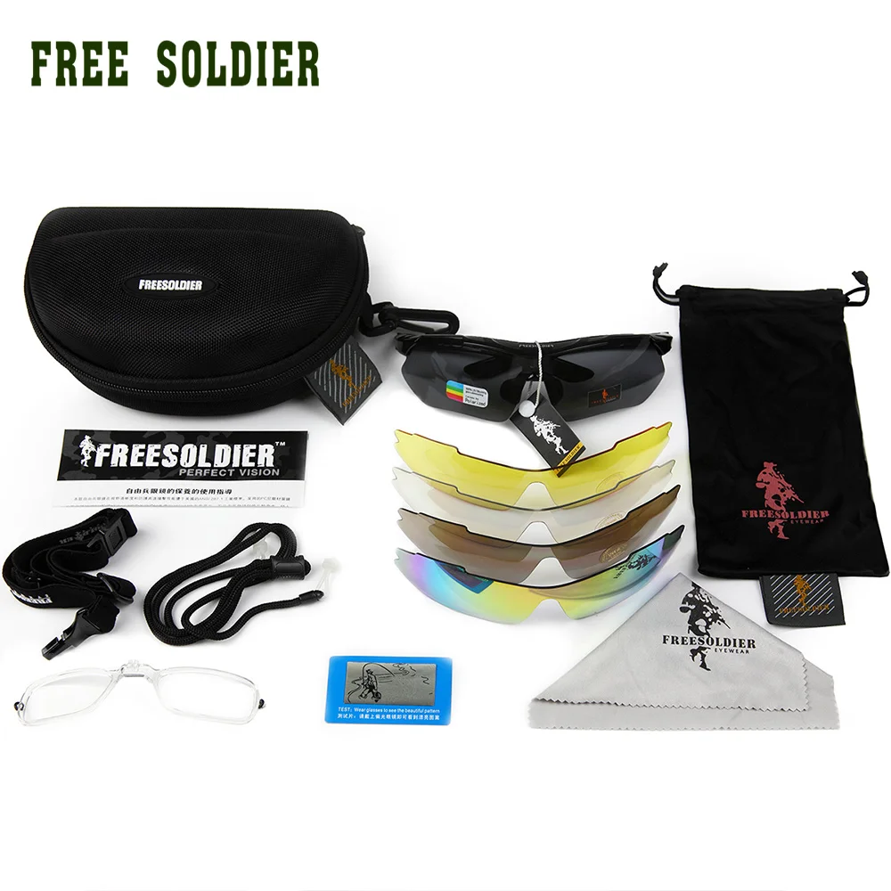 FREE SOLDIER Спортивные очки с поляризованным светом тактические пуленепробиваемые