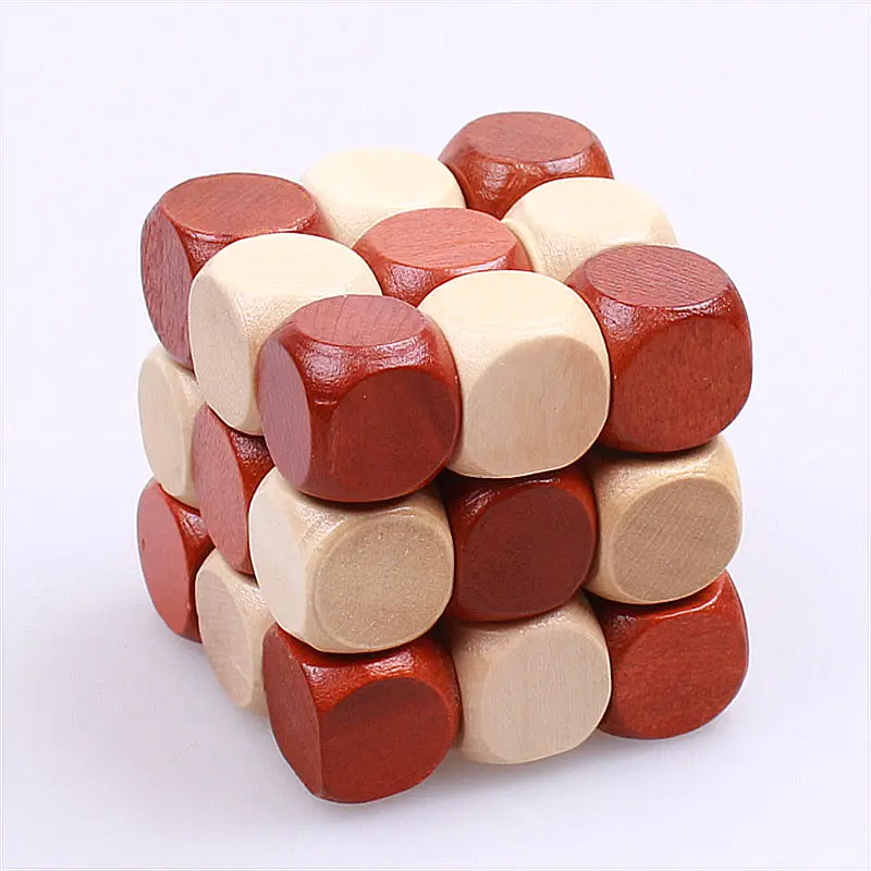 

NEW 3D WOODEN EDUCATIONAL TOYS JIGSAW PUZZLE LNBAN KONGMING LOCKS KIDS MAGIC CUBE EDUCATIONAL TOYS FOR CHILREN KIDS