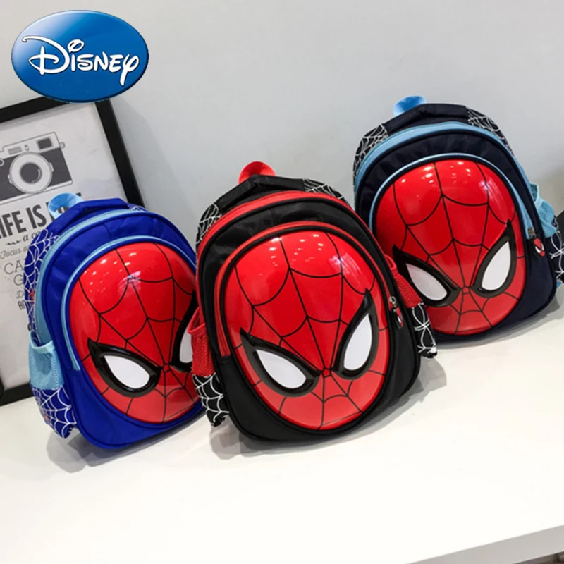 

Disney 3D Cartoon Kids Backpack Plush Bags Marvel Superman Spiderman Batman Children Primary Schoolbags Backpacks Boy Girl Bag