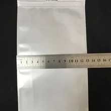 13*24 см белый/прозрачный повторно закрываемый клапан молния пластиковые пакеты для розничной упаковки Ziplock застежка; для хранения пакет W/отверстие для подвешивания