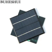 BUHESHUI Mini Solar Cell Solar Module DIY Solar Charger Polycrystalline Solar Panel 2W 9V 115 *115*2MM 5pcs/lot Free Shipping