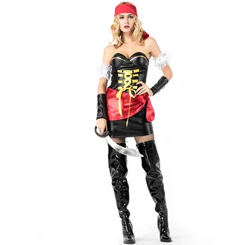 

Adult Sexy Women Plundering Pirate Halloween Fantasia Costume