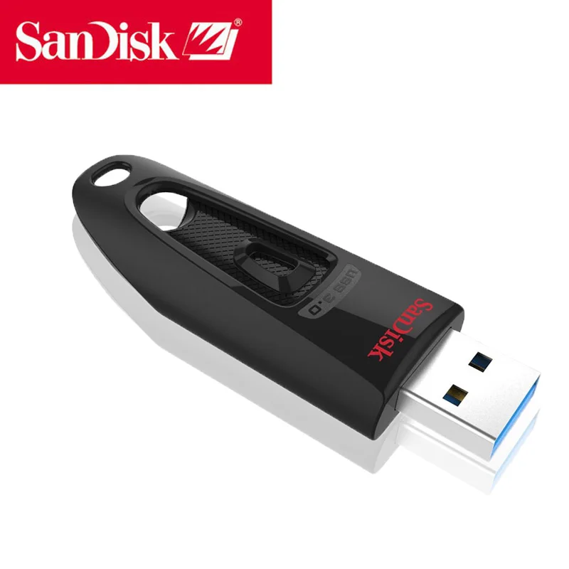 SanDisk флешка флешки 128 гб USB Flash CZ48 накопитель Mini 3 0 100 МБ/с. Memory Stick для рабочего стола
