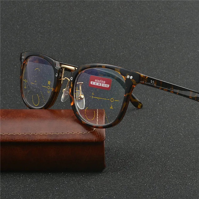 

Progressive Multifocal glasses Transition Sunglasses Photochromic Reading Glasses Men Points for Reader Near Far sight NX