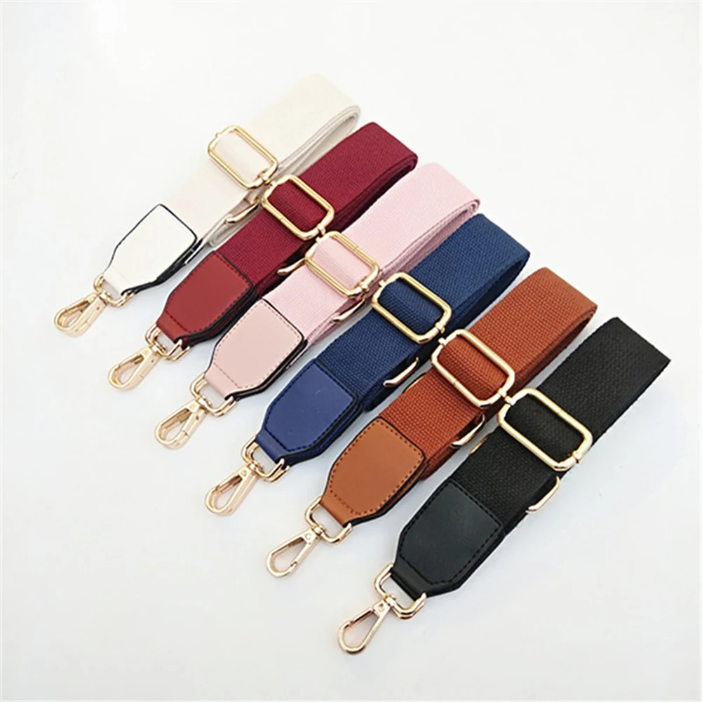 

bag strap 3.8cm wide 125cm Shoulder strap Cotton canvas cloth handle DIY Handbags handle belt Accessories adjustable 12 colors