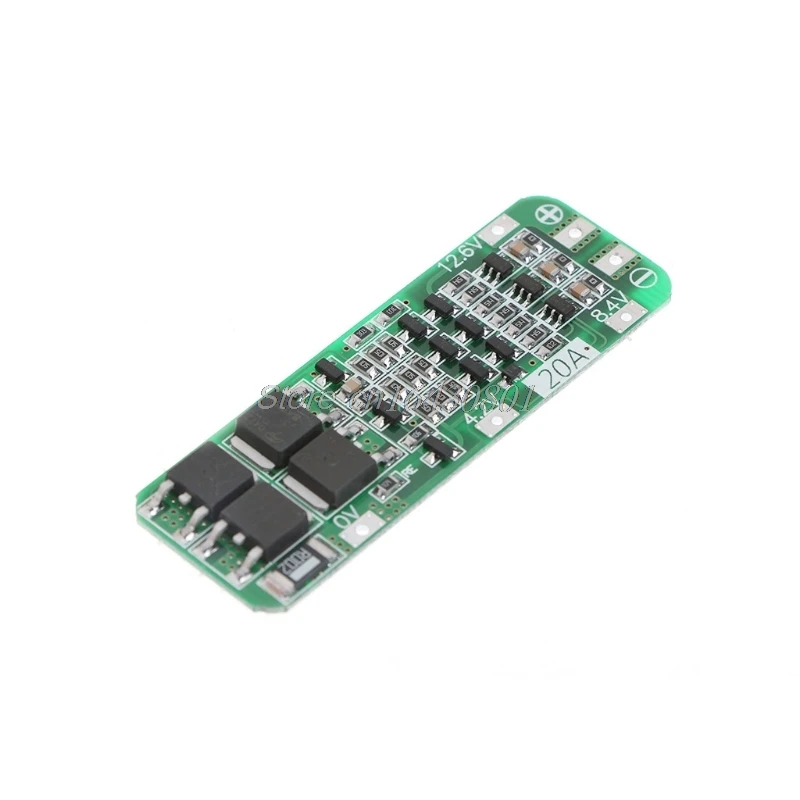 

3S 20A Li-ion Lithium Battery 18650 Charger PCB BMS Protection Board 12.6V Cell 64x20x3.4mm Module S08 Drop ship
