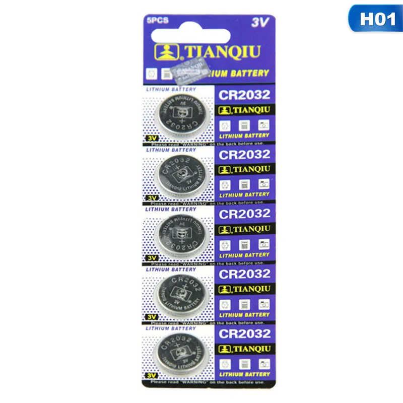 Wholesale 5PCS/lot =1cards Button Cell Lithium Battery 3V Button Cell